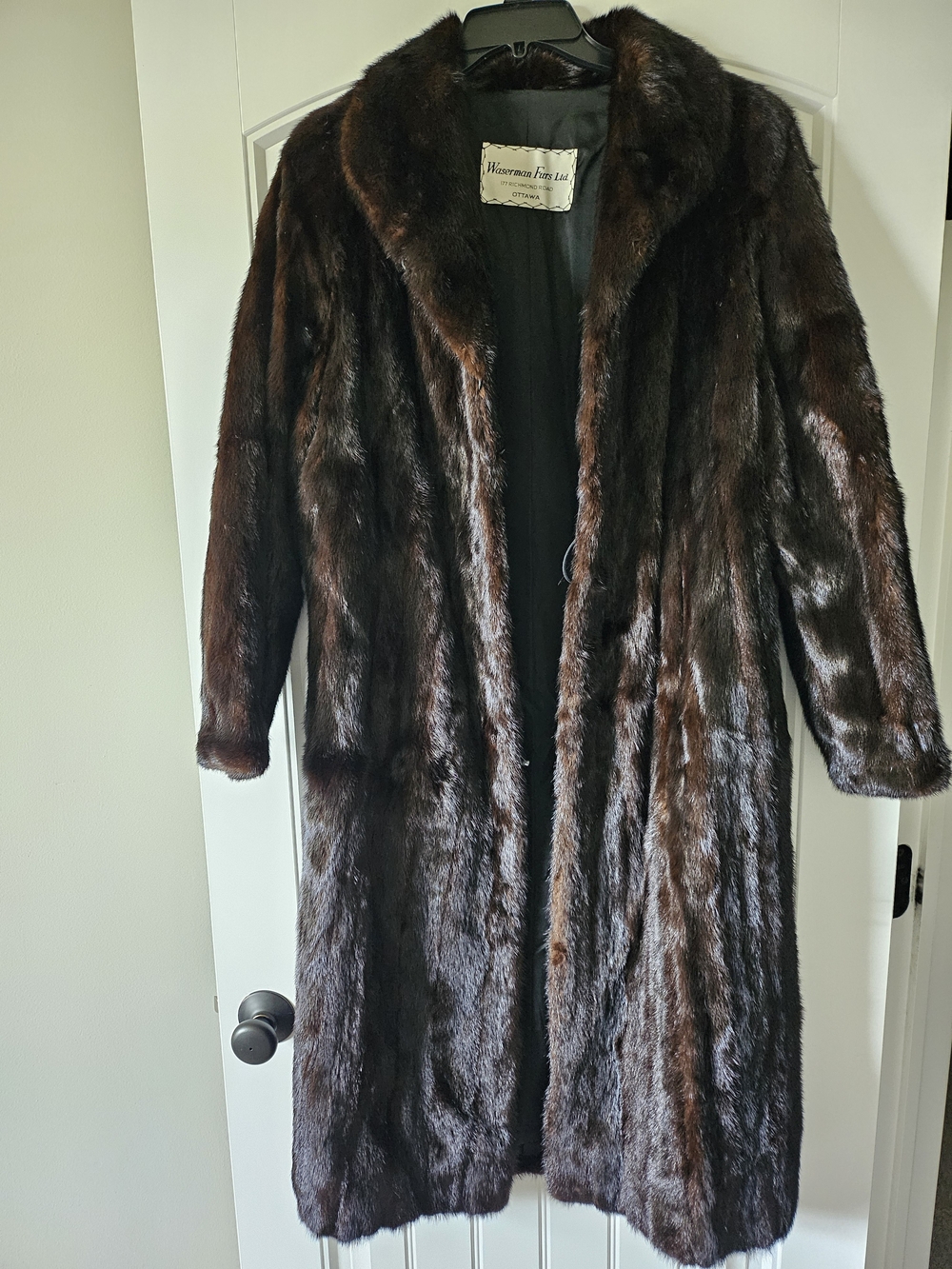 Vintage Women's Brown Full-Length Fur Coat